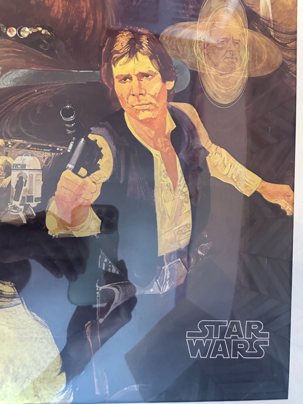 Star Wars Coca Cola Poster Chewbacca Han Solo #4/4 Vintage Rare